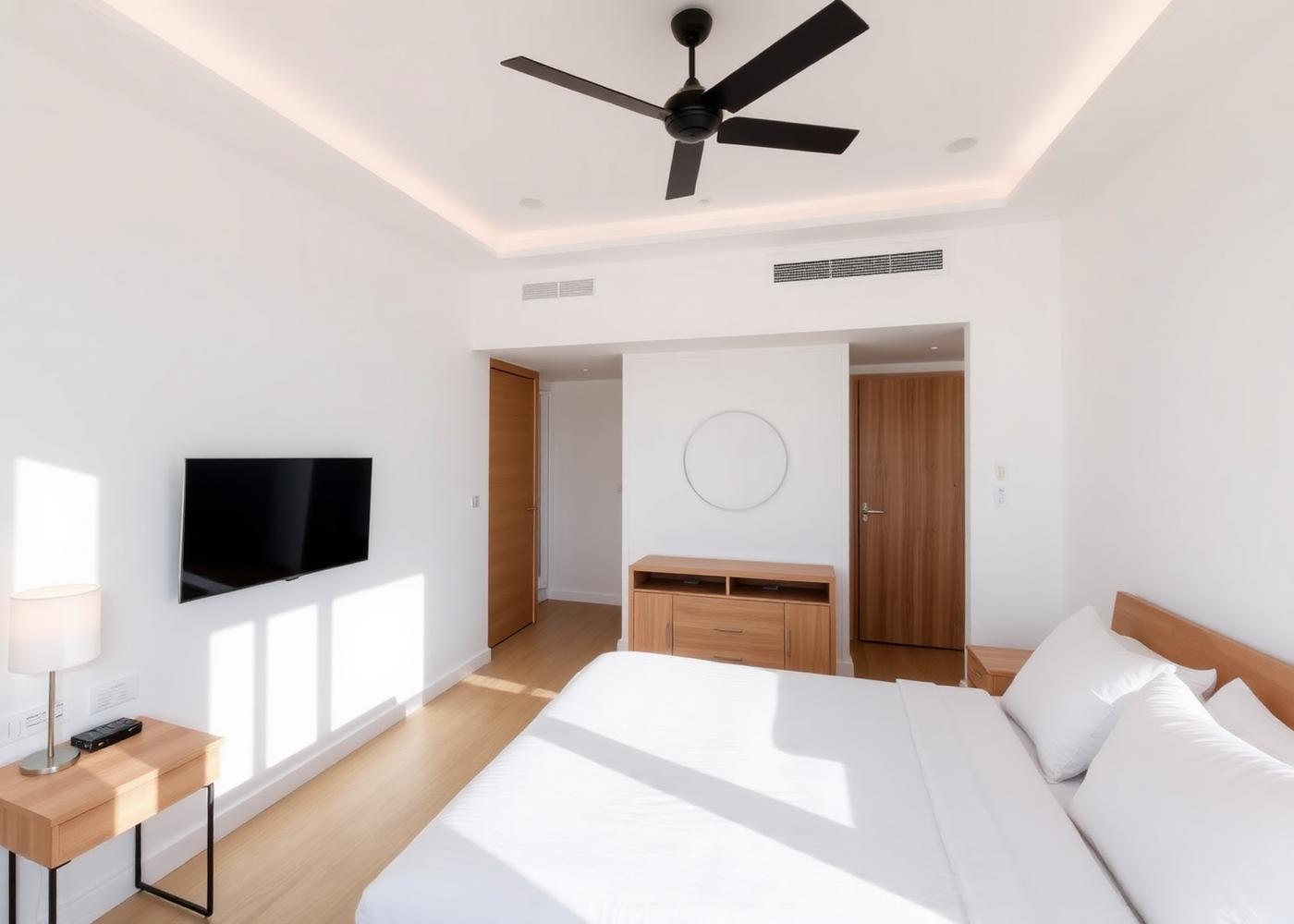 Quarto Casal da Pousada Garoupa em Cabo Frio com cama de casal